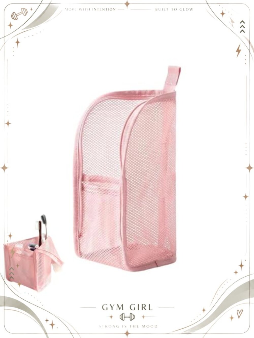 Waterproof EVA Standing Toiletry Bag Travel Organizer Hanging Cosmetic Case
